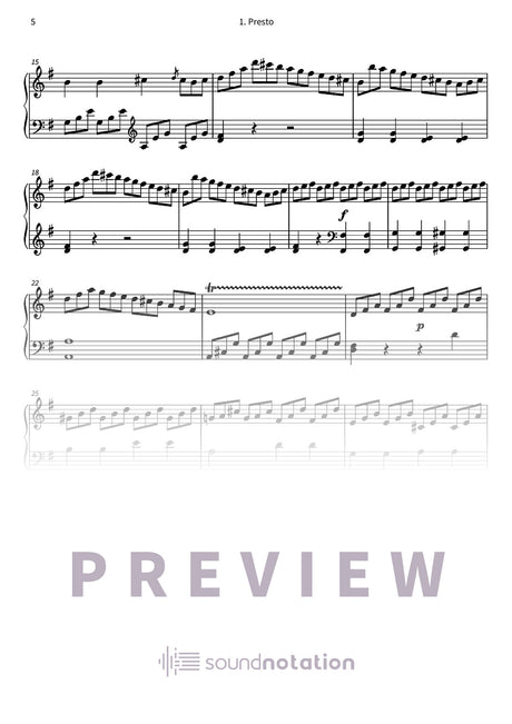 Sonatine Nr. 5 - Preview Page 2