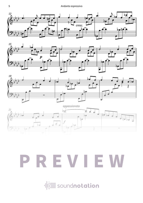 Vier Lieder für das Pianoforte op. 6 - Preview Page 2