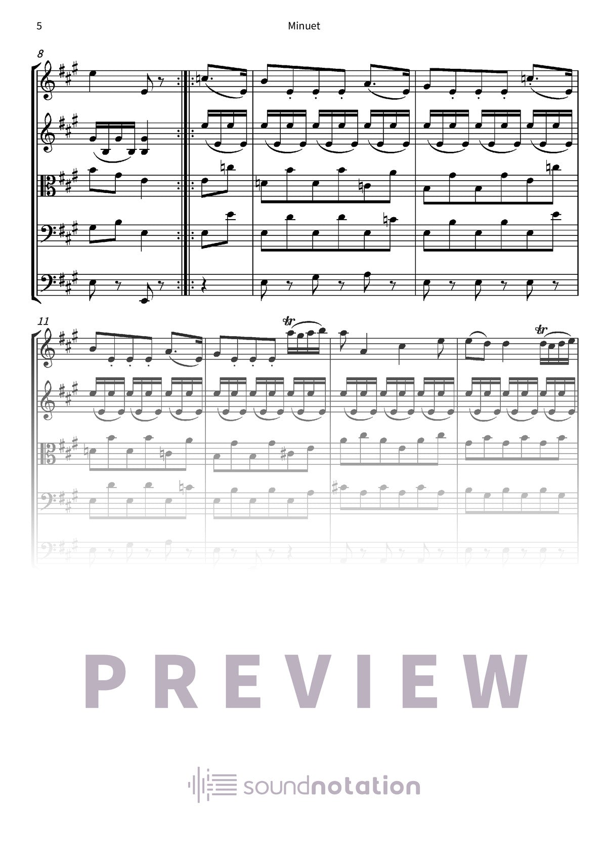 Minuet - Preview Page 2