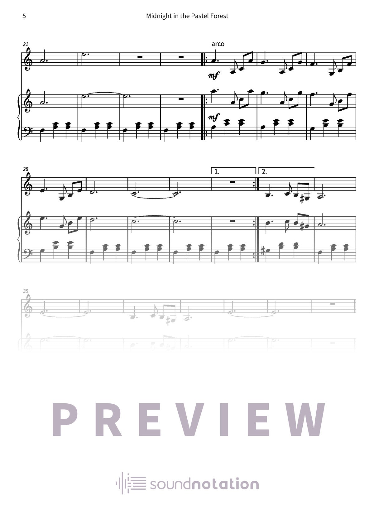 Midnight in the Pastel Forest - Preview Page 2