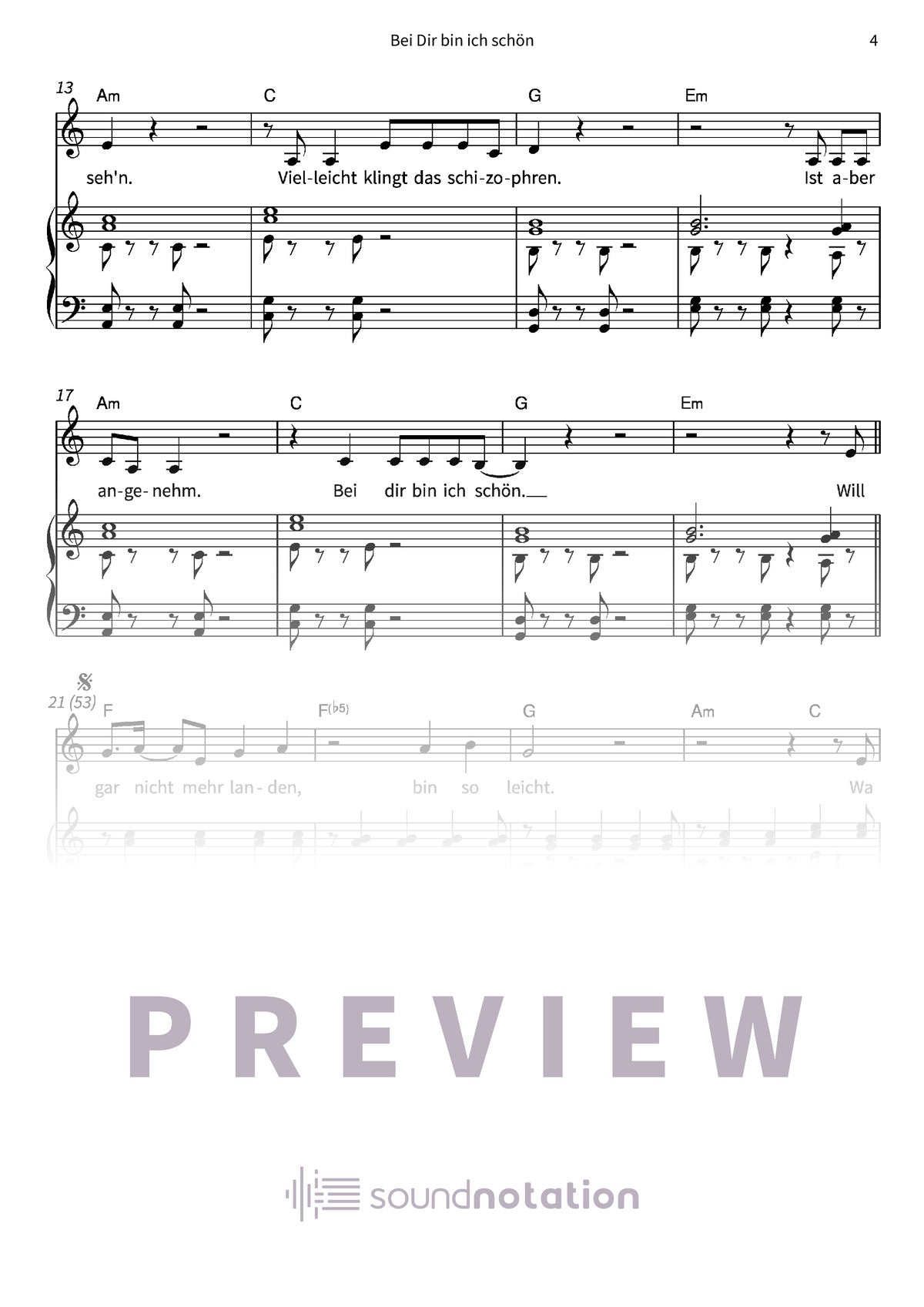 Bei Dir bin ich schön - Preview Page 2