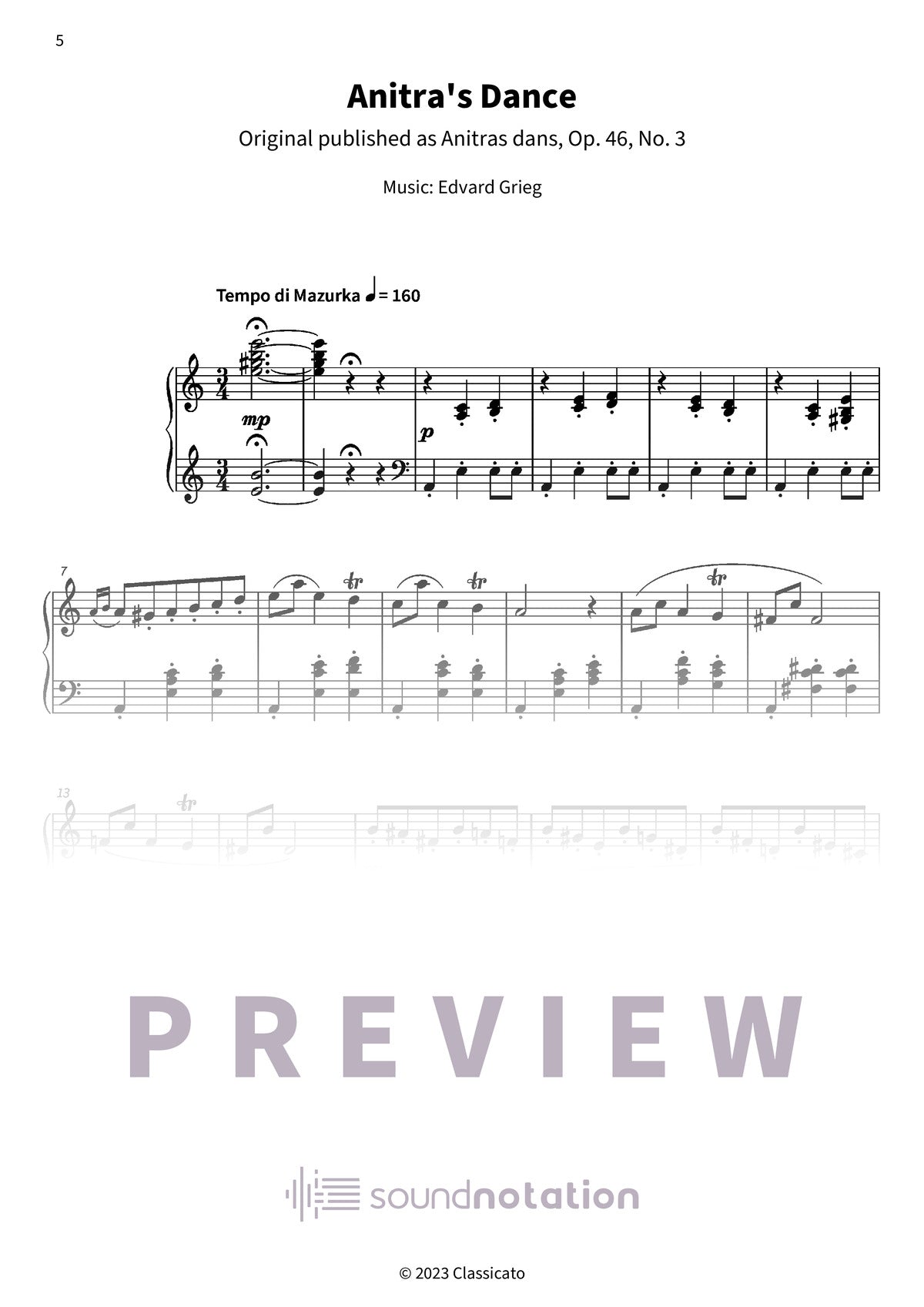 Grieg's Sunset Serenades - Preview Page 2