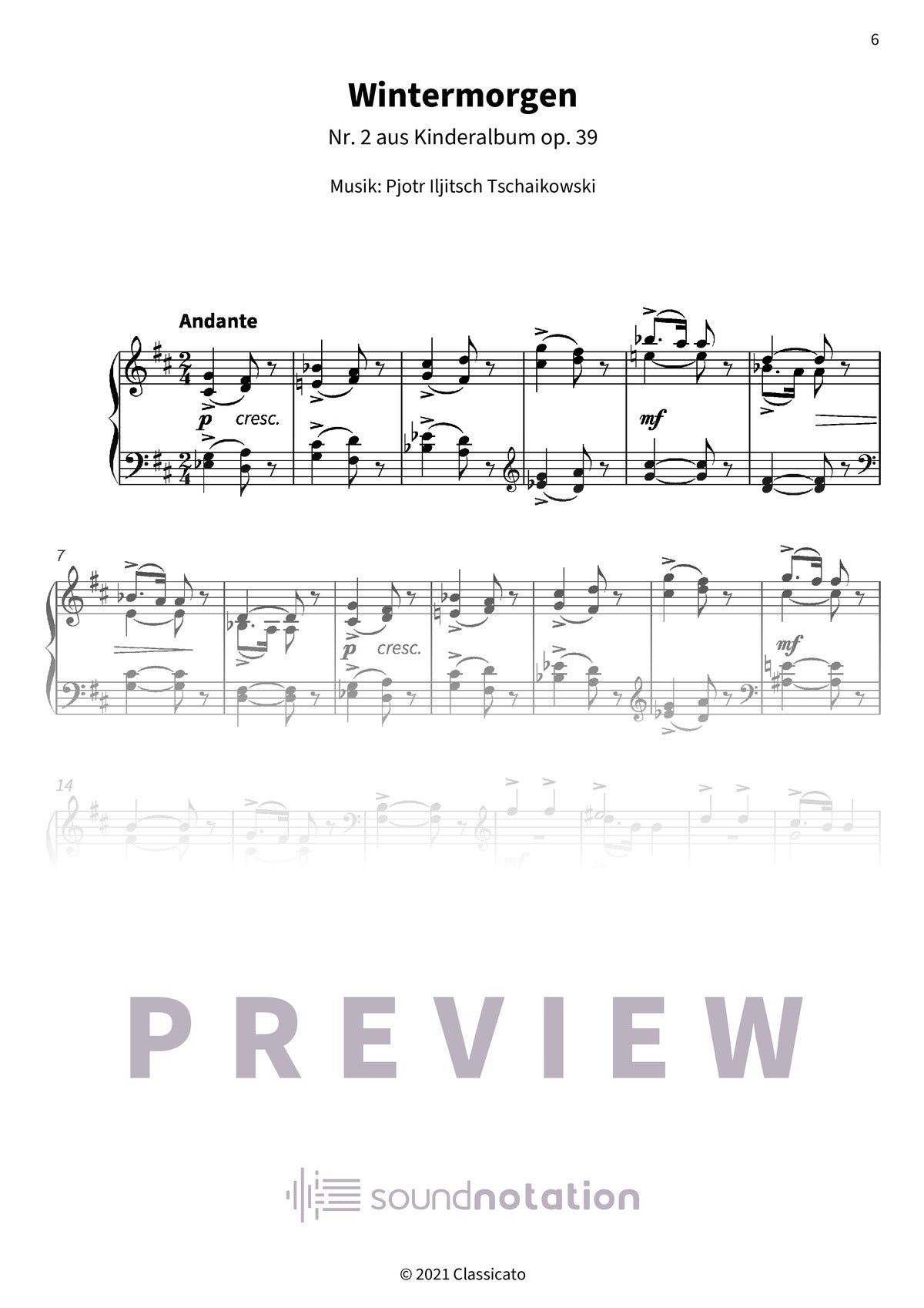 Kinderalbum op. 39 - Preview Page 2