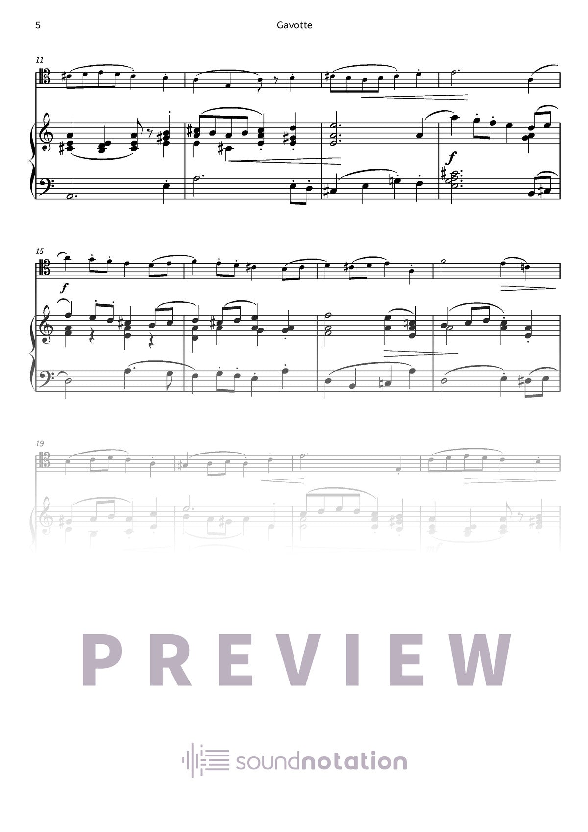 Gavotte - Preview Page 2