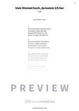 Vom Himmel hoch, da komm ich her - Preview Page 2