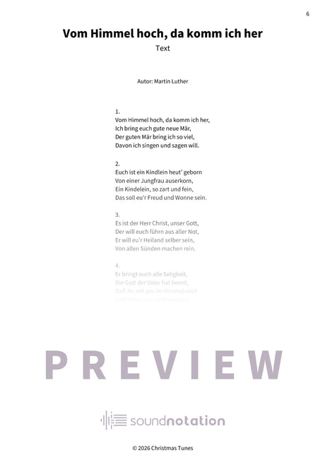 Vom Himmel hoch, da komm ich her - Preview Page 2