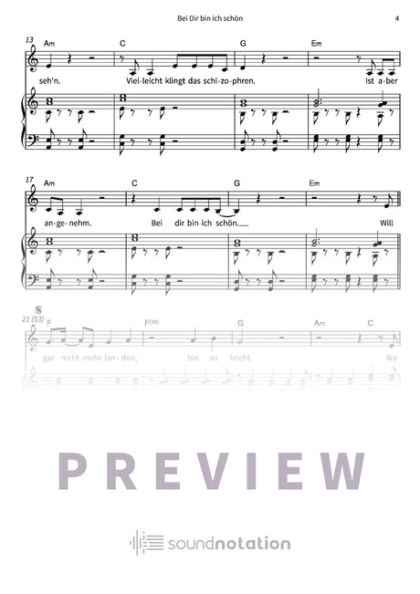 Bei Dir bin ich schön - Preview Page 2