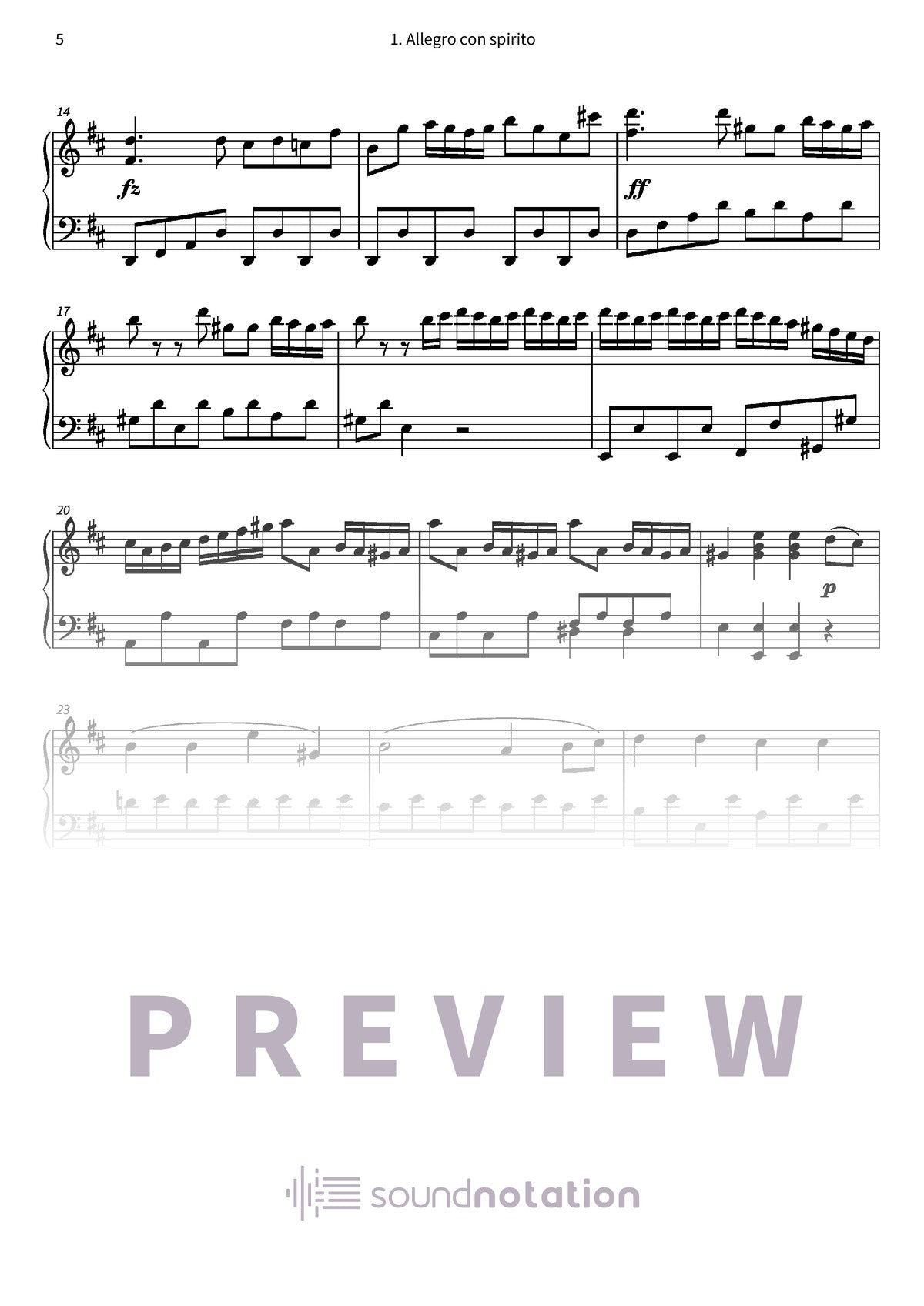 Sonatine Nr. 6 - Preview Page 2