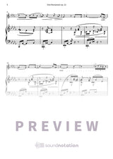 Drei Romanzen op. 22 - Preview Page 2