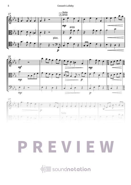 Cossack Lullaby - Preview Page 2