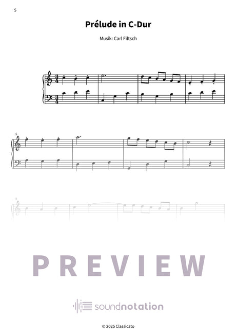Sechs Préludes - Preview Page 2