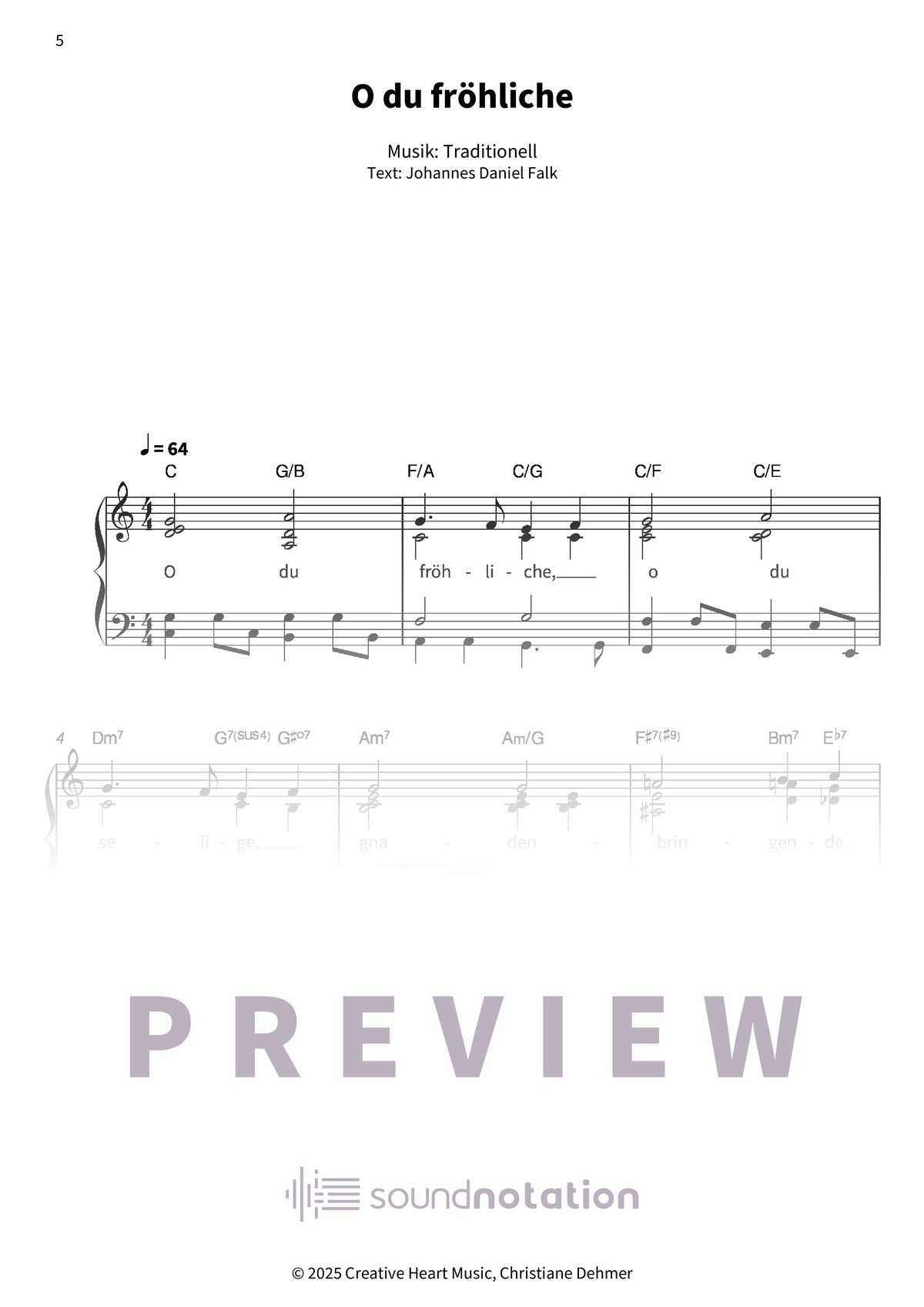 Freue Dich – Deutsche Weihnachtslieder überraschend anders - Preview Page 2