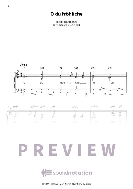 Freue Dich – Deutsche Weihnachtslieder überraschend anders - Preview Page 2