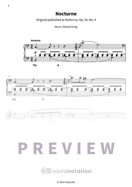 Grieg's Sunrise Melodies - Preview Page 2