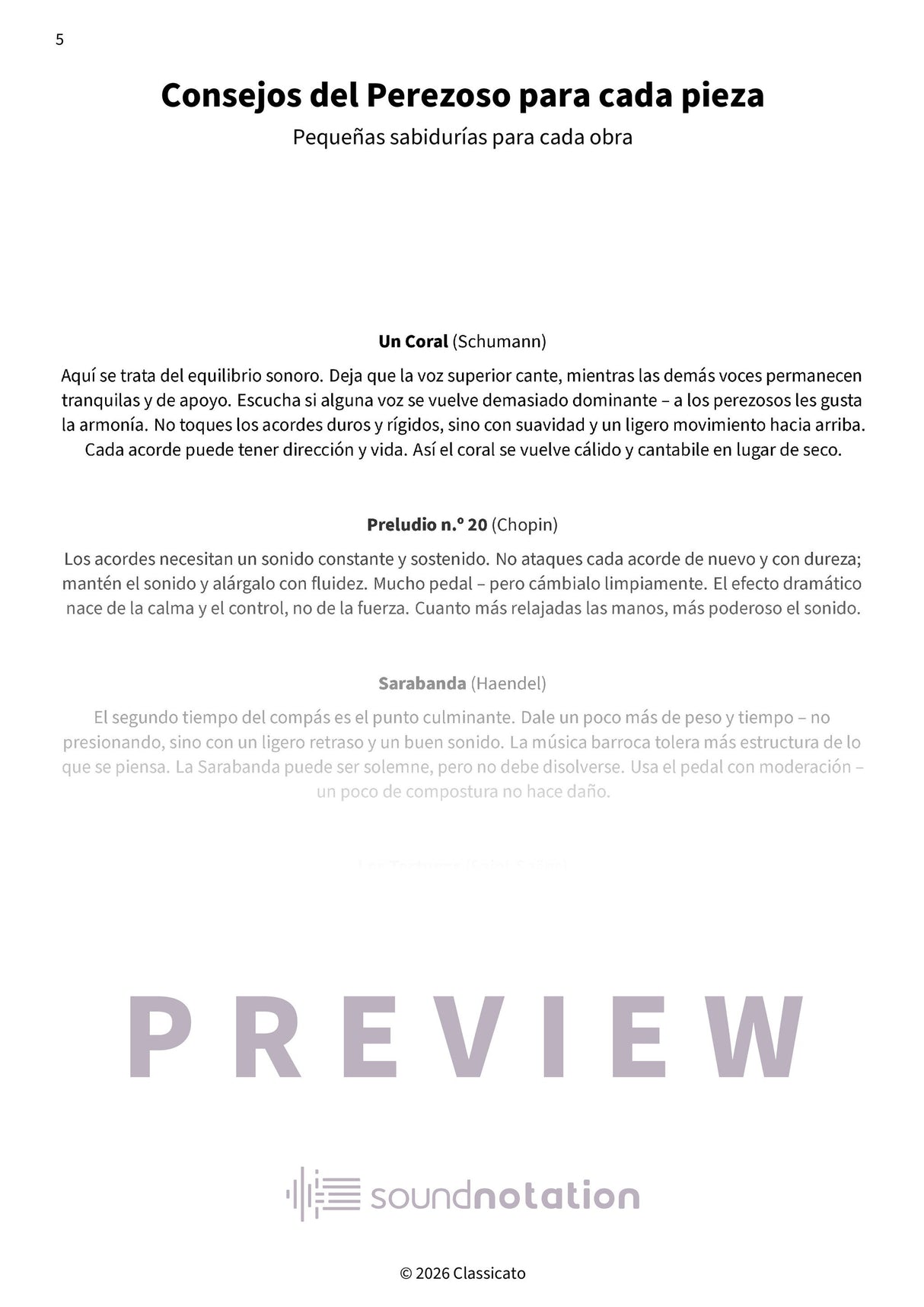 Piezas lentas para pianistas perezosos - Preview Page 2