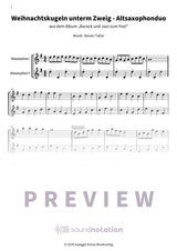 Weihnachtskugeln unterm Zweig - Preview Page 2