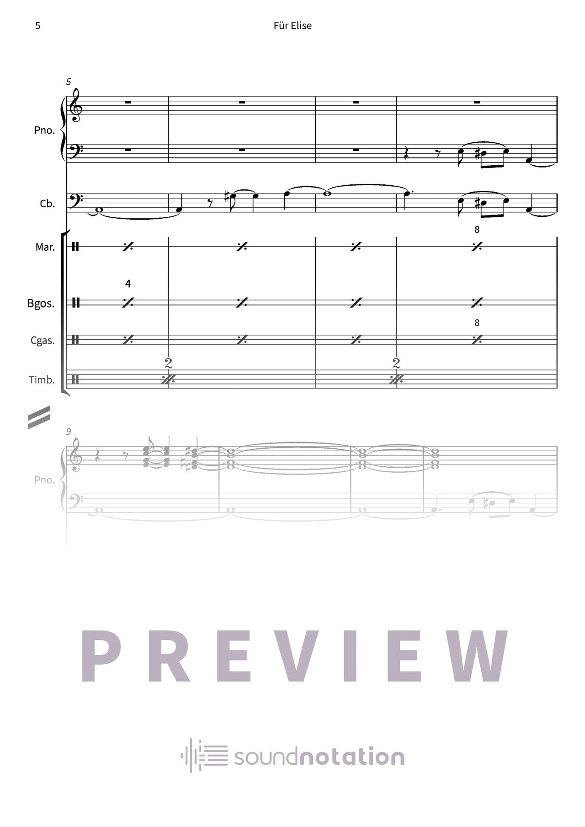 Für Elise - Preview Page 2