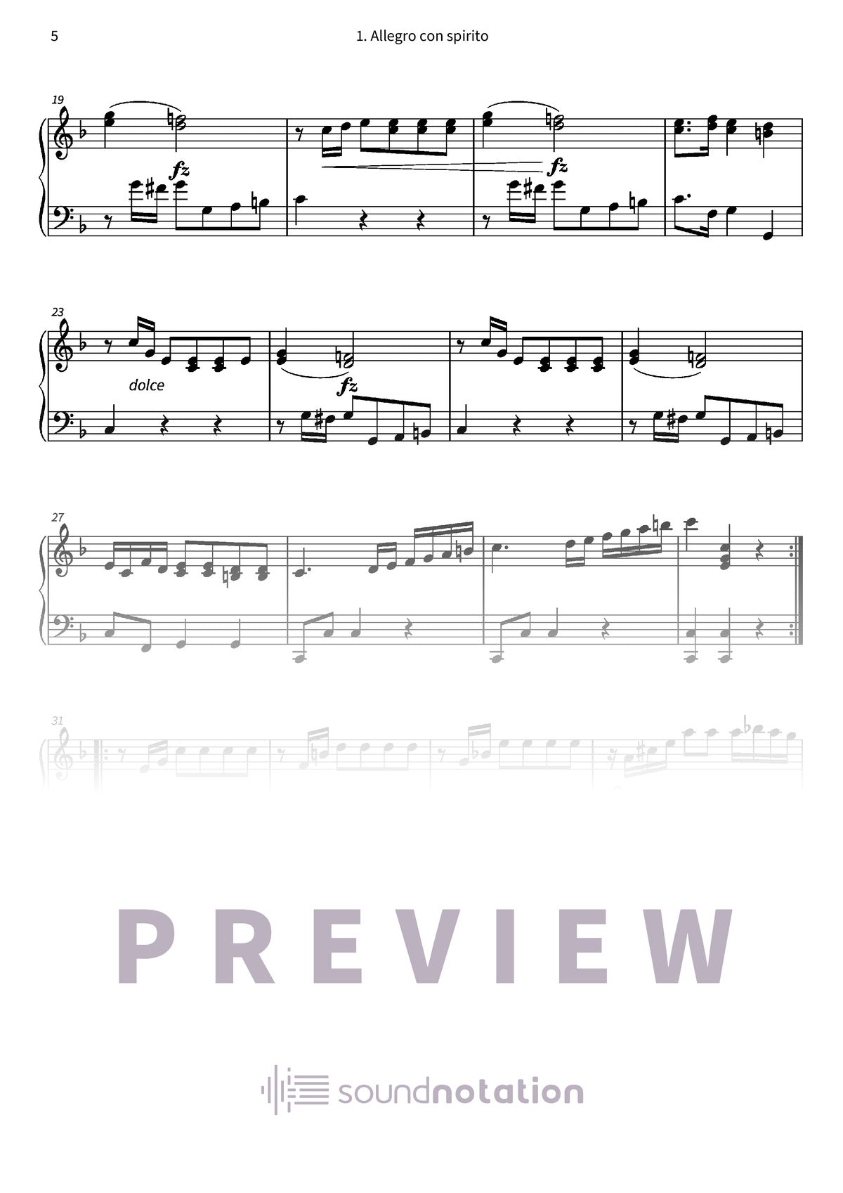 Sonatine Nr. 4 - Preview Page 2