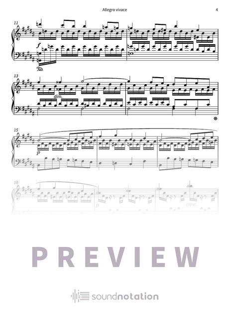 Allegro vivace - Preview Page 2