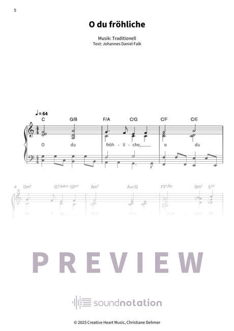 Freue Dich – Deutsche Weihnachtslieder überraschend anders - Preview Page 2