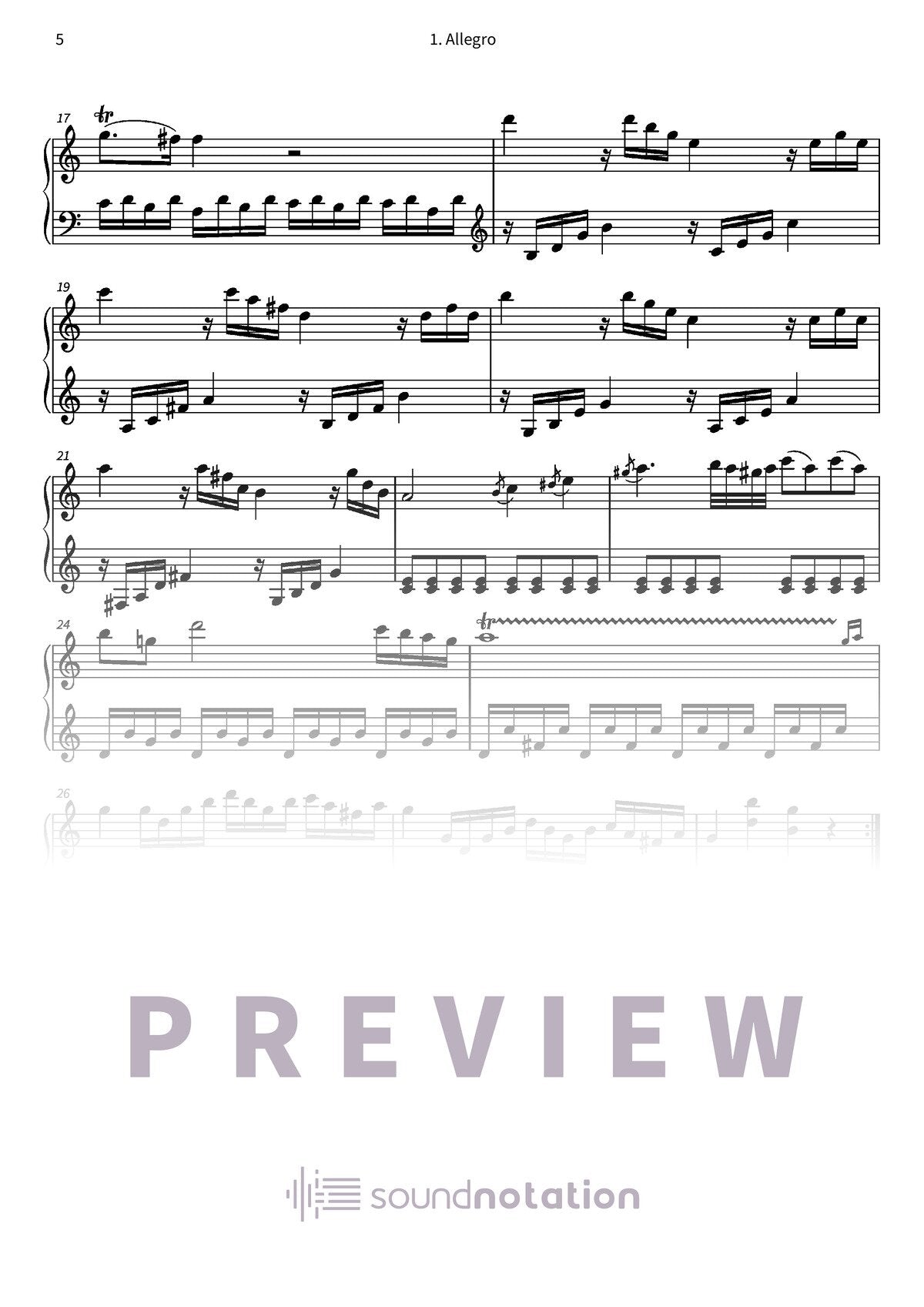 Sonata facile - Preview Page 2