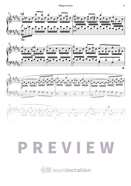 Allegro vivace - Preview Page 2