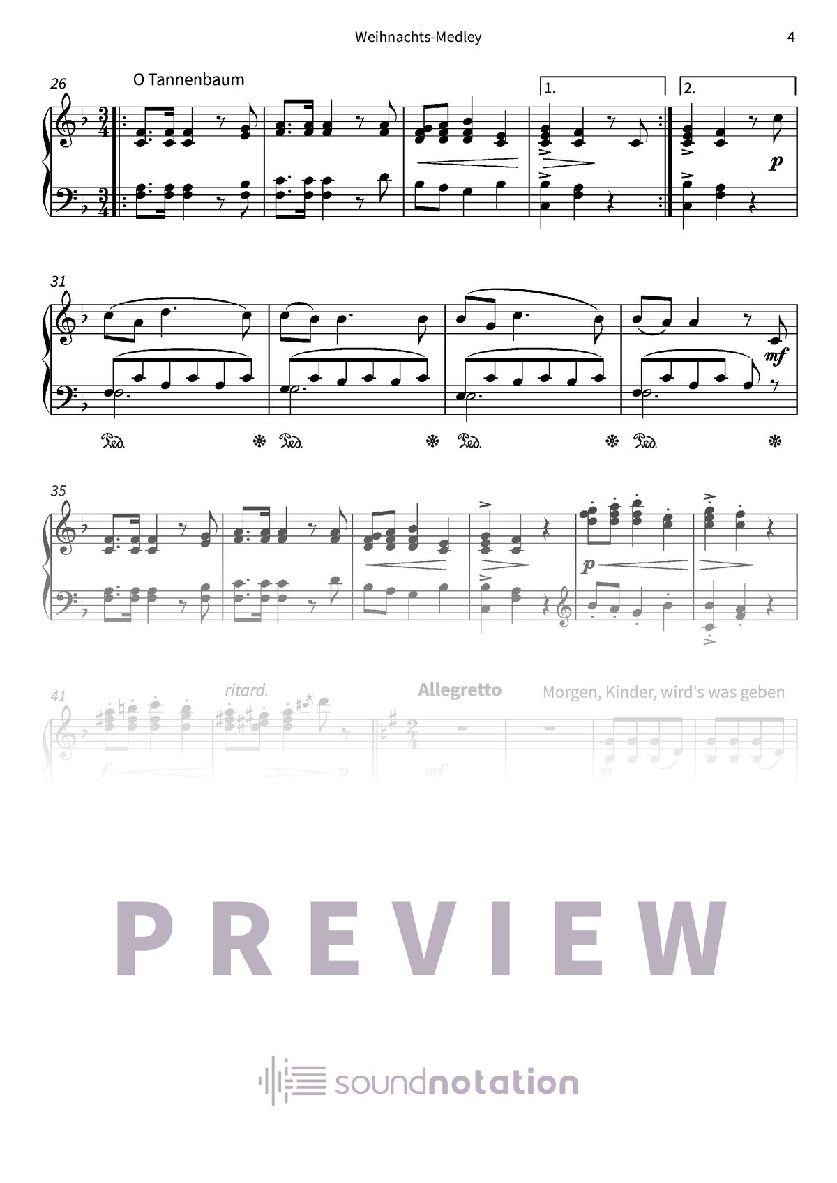 Weihnachts-Medley - Preview Page 2