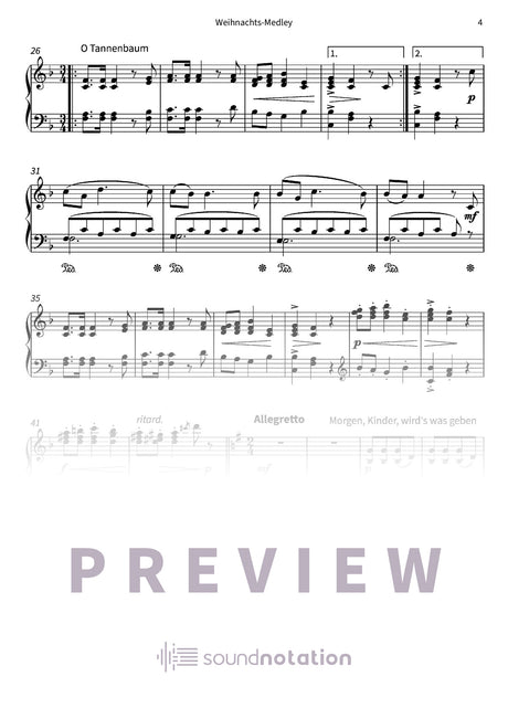 Weihnachts-Medley - Preview Page 2