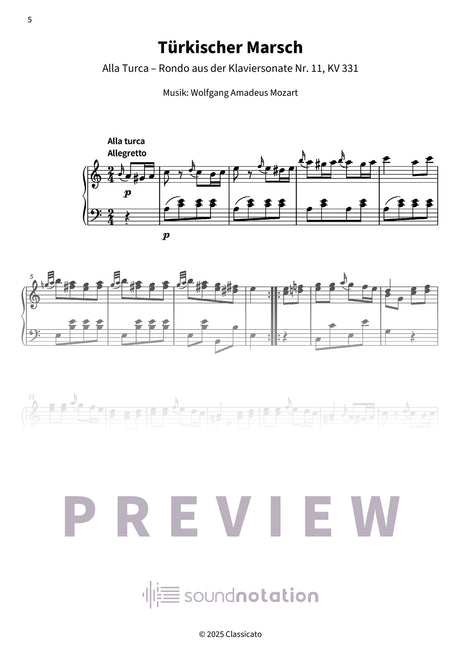 Türkischer Marsch - Preview Page 2