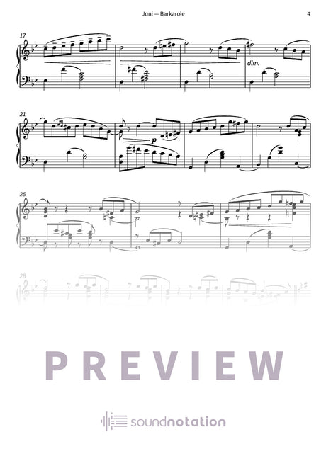 Juni — Barkarole - Preview Page 2