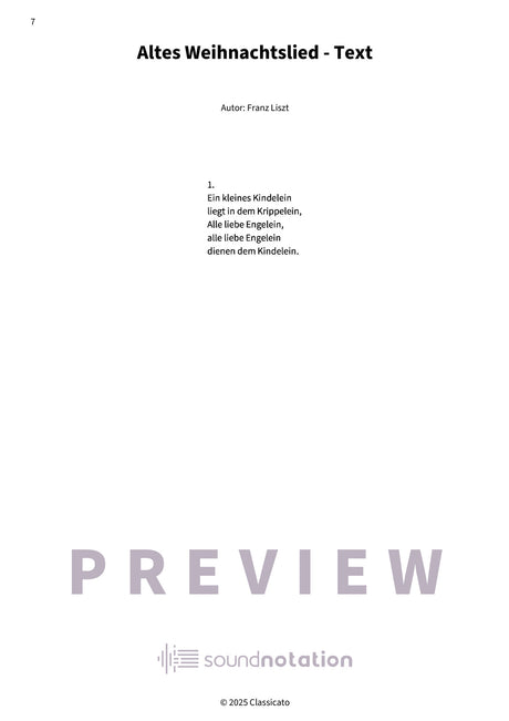 Altes Weihnachtslied - Preview Page 2