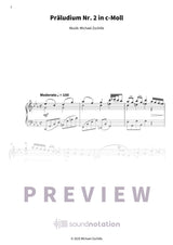 Vier Präludien - Preview Page 2
