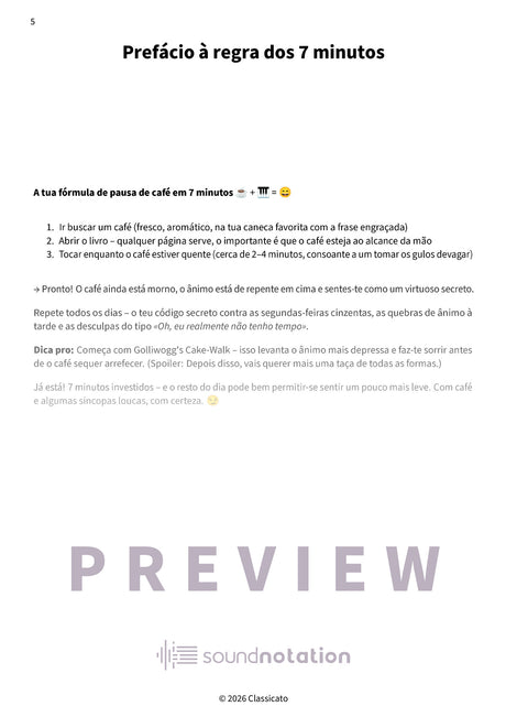 Pausa para café ao piano - Preview Page 2