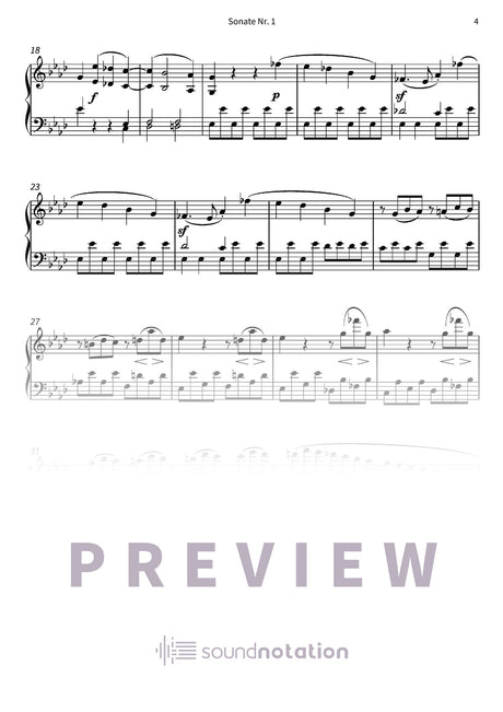 Sonate Nr. 1 - Preview Page 2