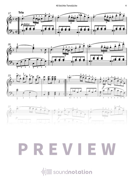 40 leichte Tonstücke - Preview Page 2