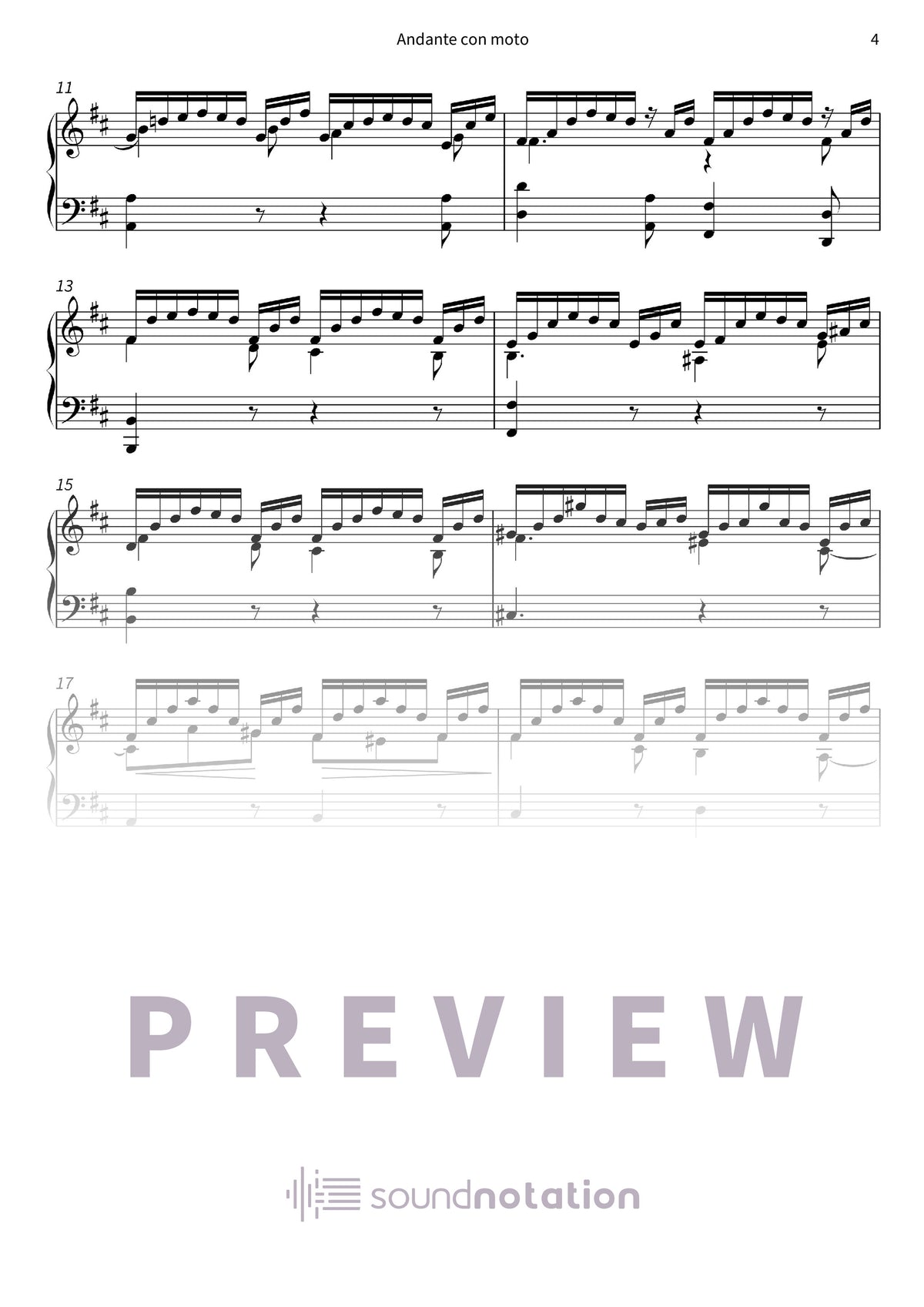 Andante con moto - Preview Page 2