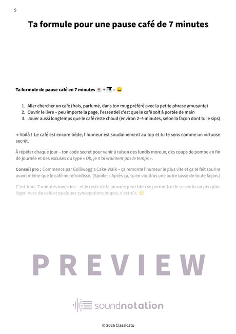 Pause café au piano - Preview Page 2