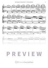 Four Seasons, Concerto No. 4 - L'Inverno (Winter) - Preview Page 2