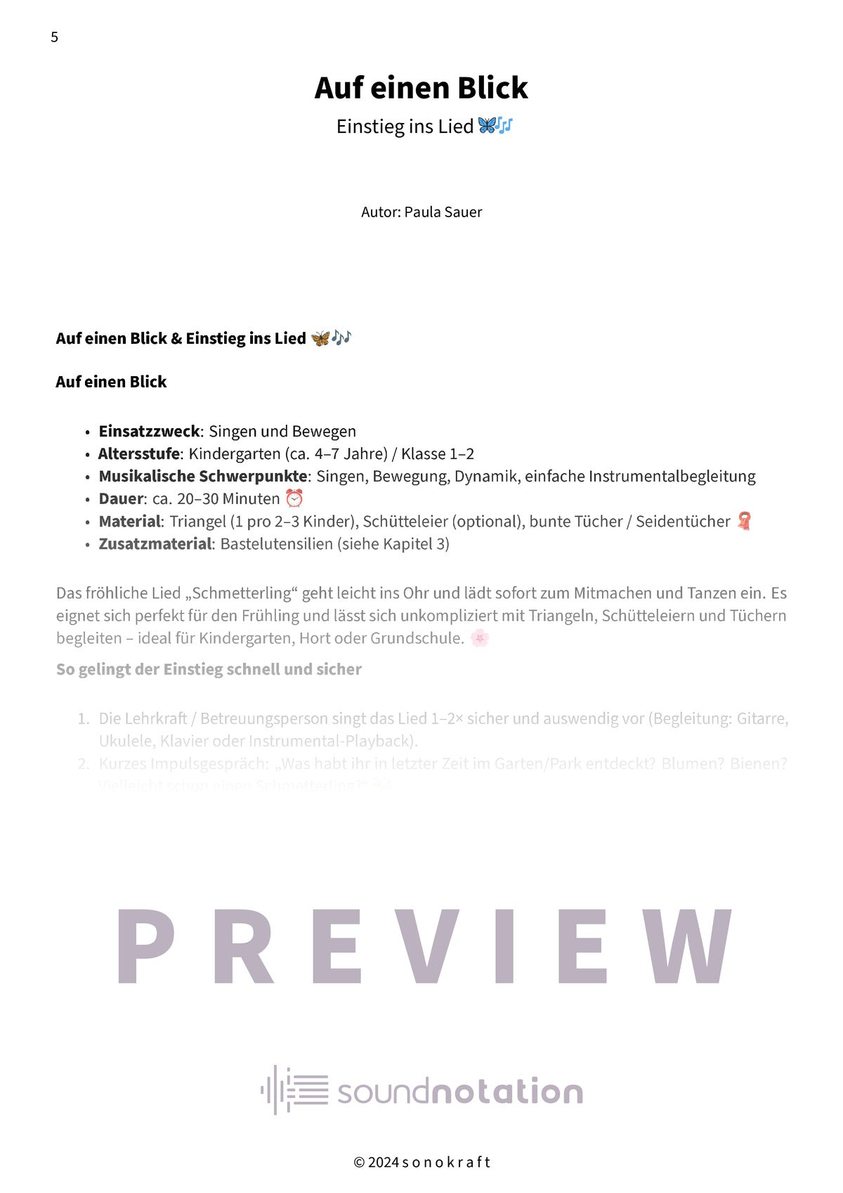 Schmetterling - Preview Page 2