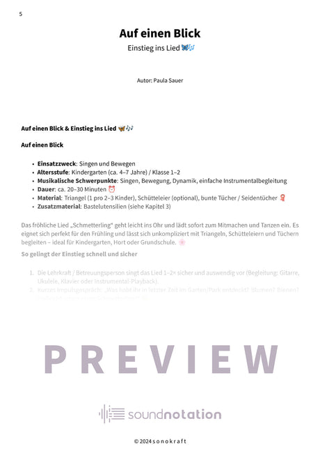 Schmetterling - Preview Page 2