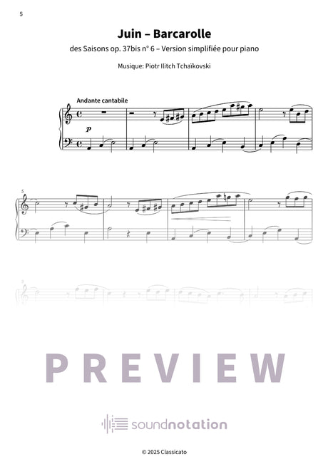 Gouttes de pluie au piano - Preview Page 2