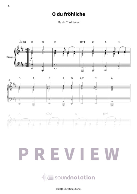 Harmonische Weihnachten am Klavier - Preview Page 2