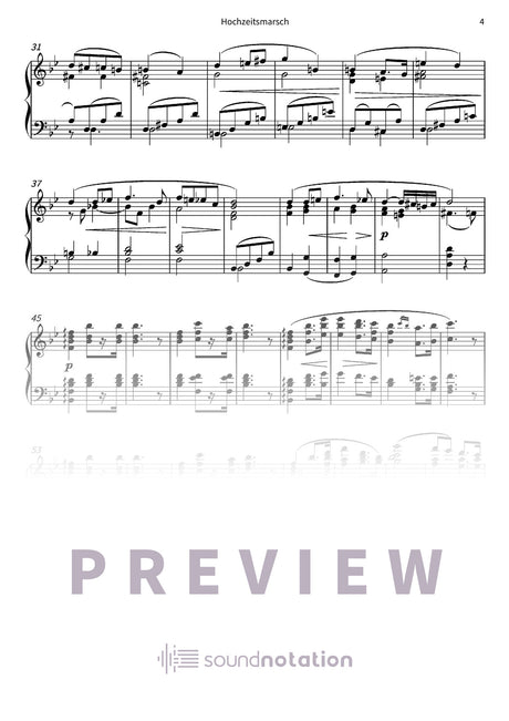 Hochzeitsmarsch - Preview Page 2