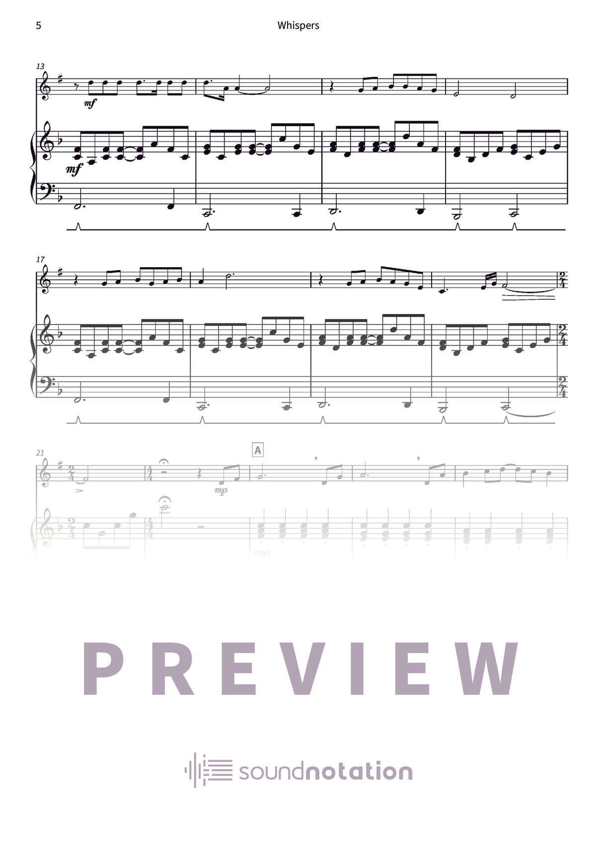 Ten Gentle Melodies For Weddings, Church And Other Occasions - Preview Page 2