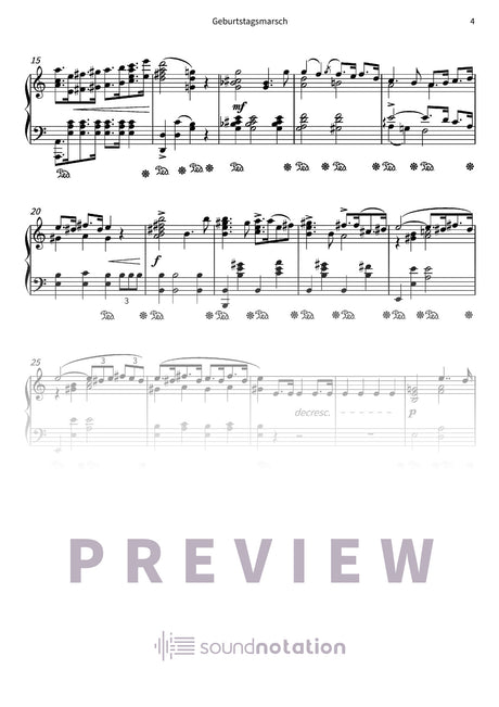 Geburtstagsmarsch - Preview Page 2