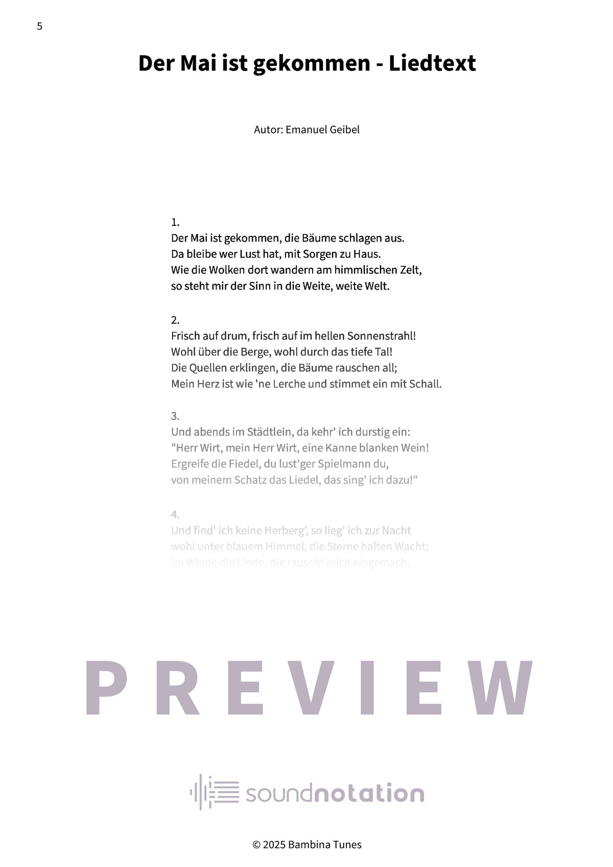 Der Mai ist gekommen - Preview Page 2
