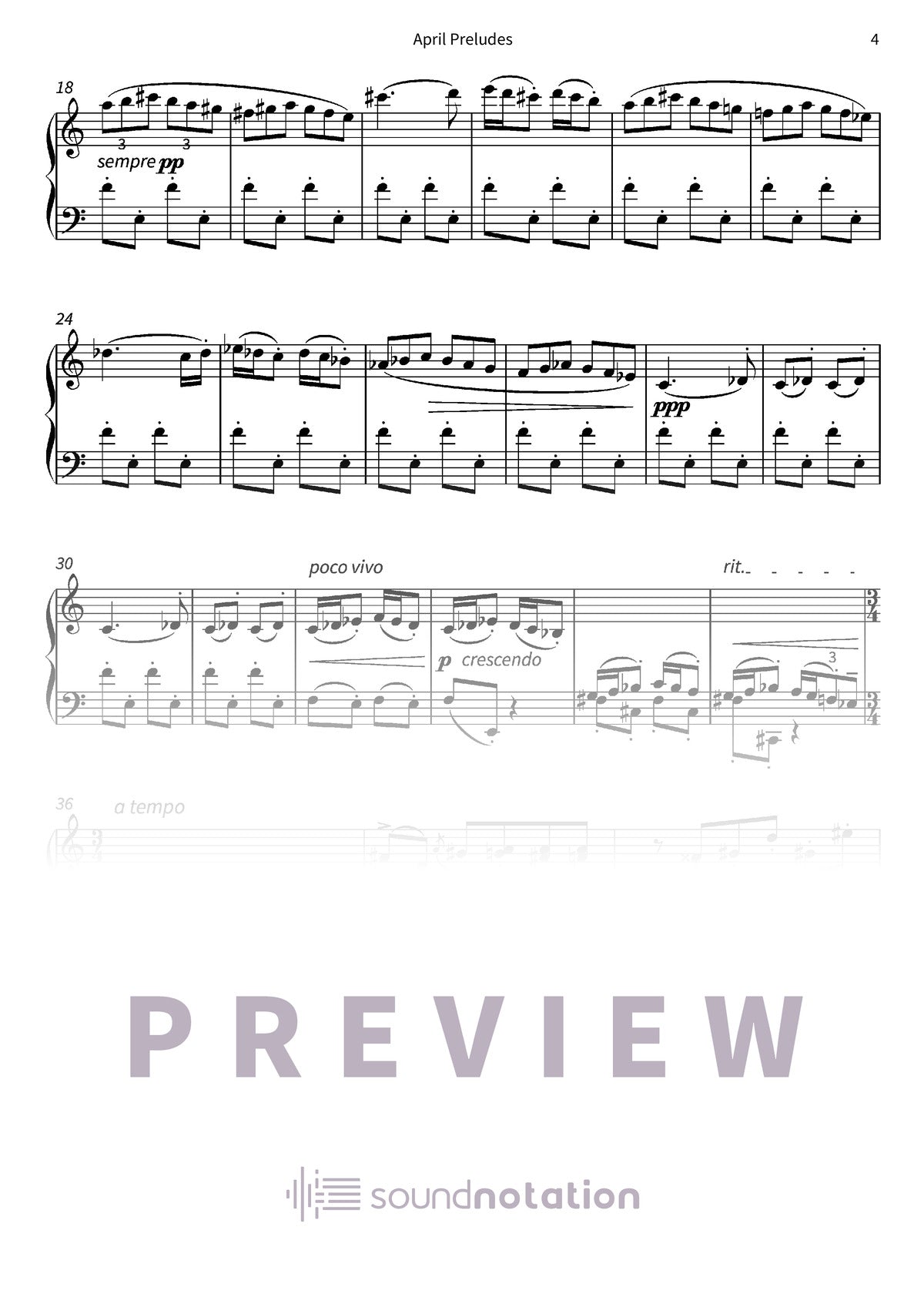 April Preludes - Preview Page 2