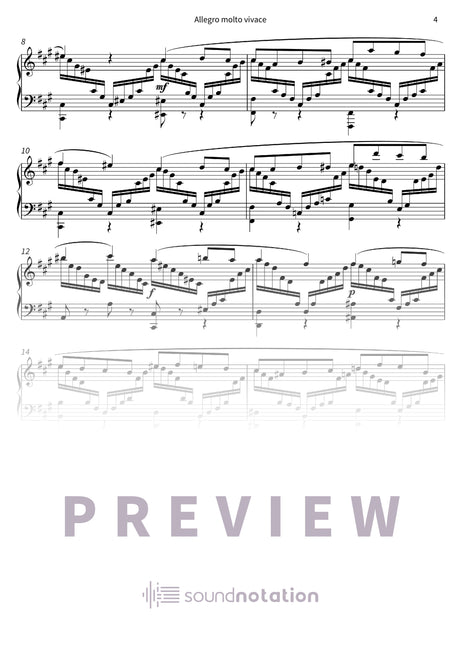 Allegro molto vivace - Preview Page 2