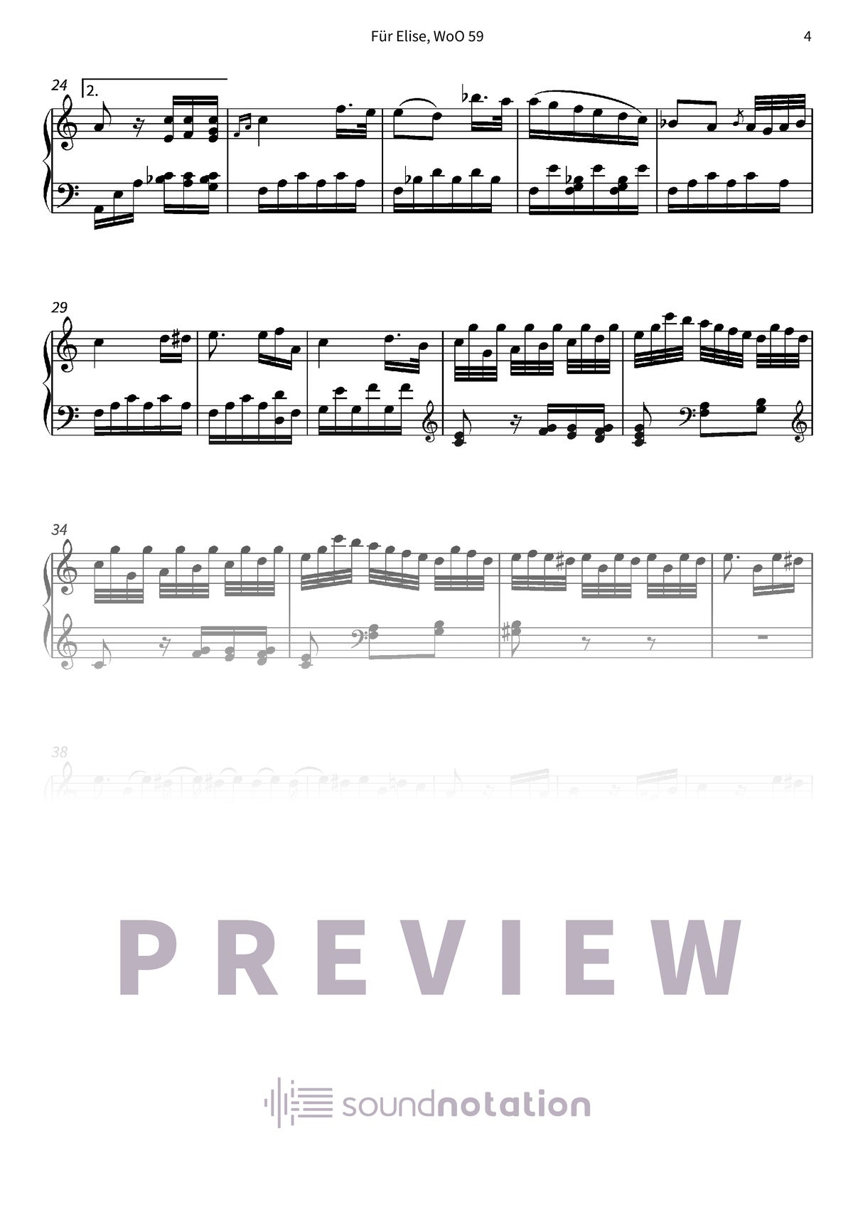Für Elise - Preview Page 2
