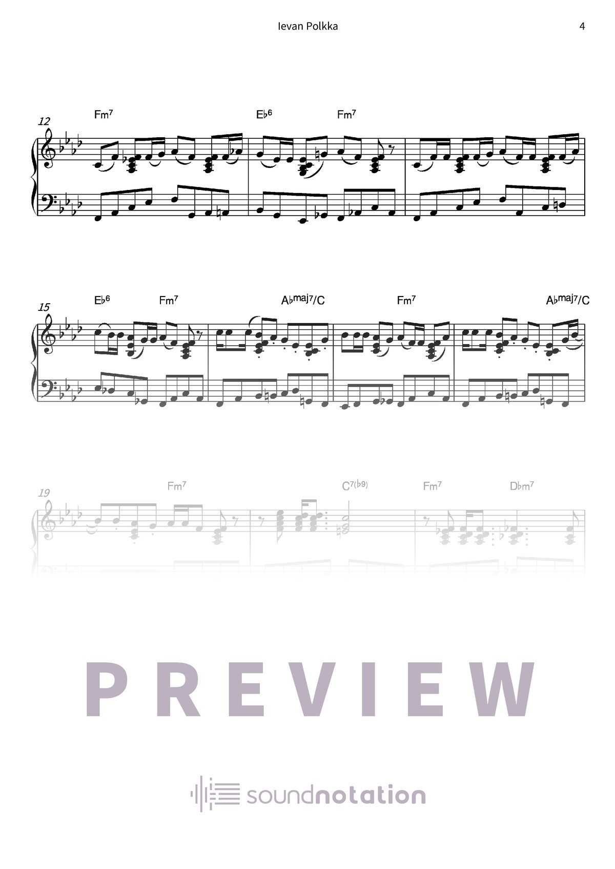 Ievan Polkka - Preview Page 2
